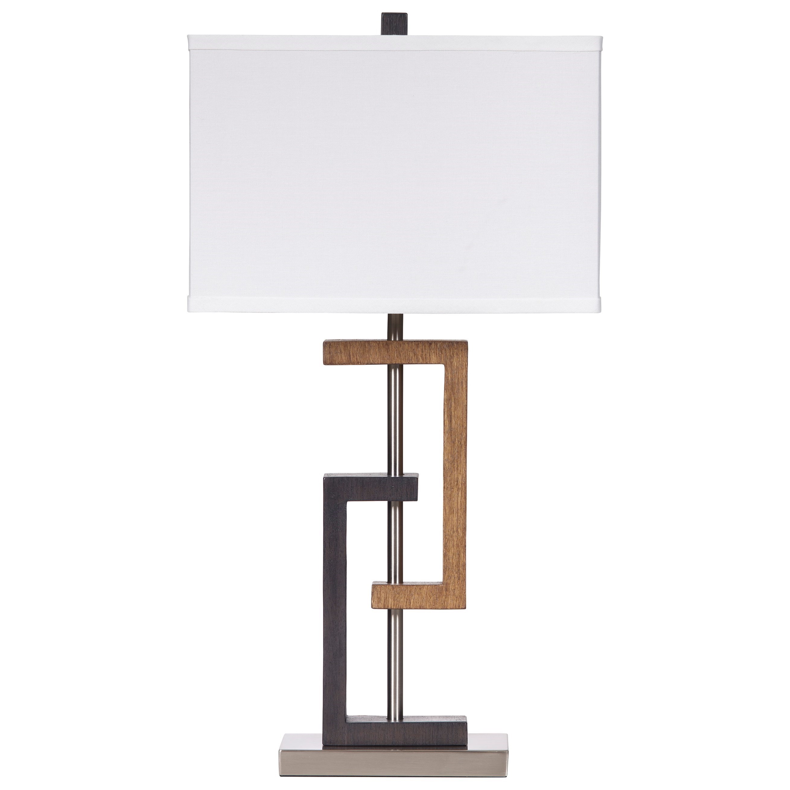 Signature Design by Ashley Lamps Contemporary L405284 Set of 2 Syler Poly Table Lamps Wayside Furniture Mattress Lamp Table Lamp